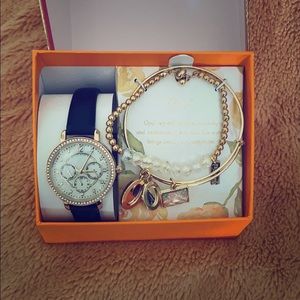 Opal watch and bracelet
